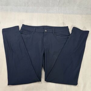 lululemon athletica Men's Dark Blue Slim Jeans